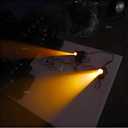 Portable 5W Yellow LED Pinspot Lights Spotlights Beam Show Lamp DJ Party Disco Mirror Ball Projector Stage Lighting Y