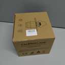 Rechargeable LED Outdoor Camping Light, Multifunctional Portable Horse Light, Rotating Adjustable Brightness and Lighting, Warm White Yellow Light and Amber.