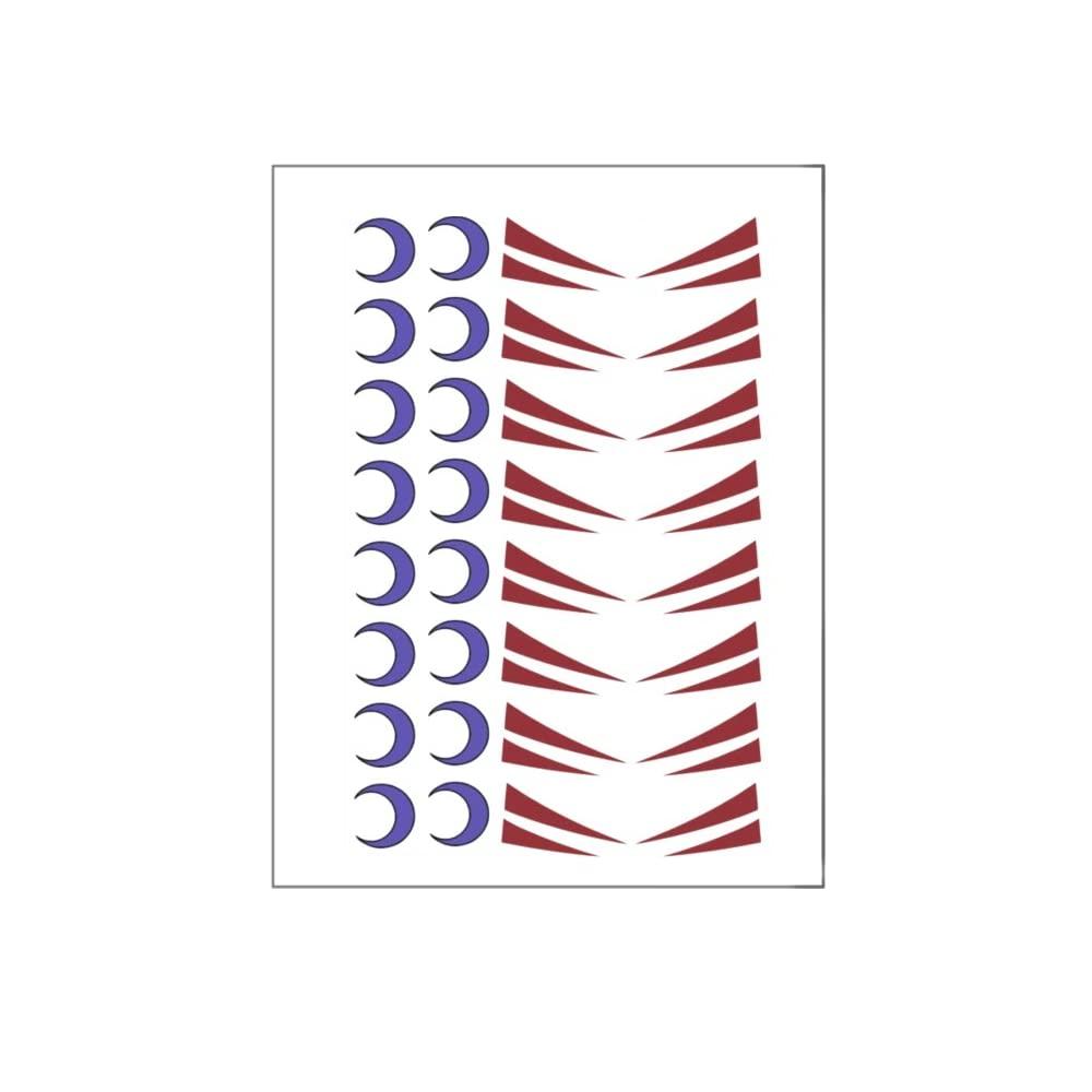 Anime Cosplay Tattoo,Anime Cosplay Temporary Sticker (A)