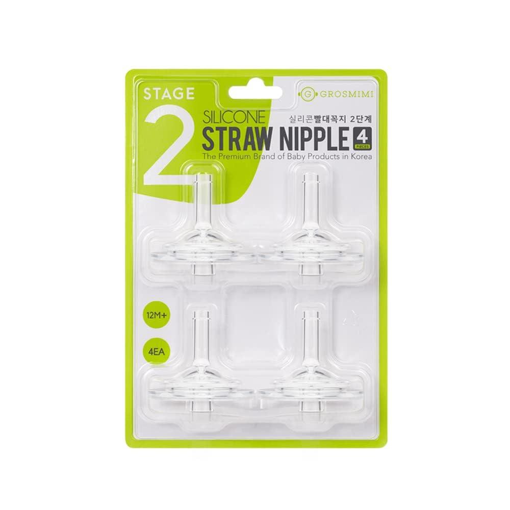 Grosmimi Replacements (Straw Only 4-counts, Stage 2)