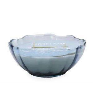 Nature's Mark Glass Bowl Candle - Blue, 6.4oz