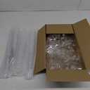 JOLLY CHEF 100 Pack Plastic Champagne Flutes Disposable 4.5 oz Clear Plastic Champagne Glasses Perfect for Wedding, Thanksgiving Day, Christmas