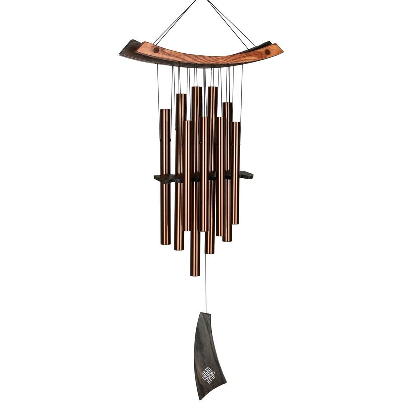 Woodstock Chimes Eastern Energy Healing Wind Chime for Outside 34 ...