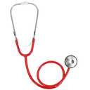 ERDOGLY Kids Stethoscope Toy, Real Working Nursing Stethoscope for Kids, Toddler Doctor Game Kit, Girls Boys Doctor Nurse Cosplay Halloween Costume Accessories, Red