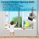 ZRFCXE Window Locks,12 Pack Sliding Window Locks with Key for Vertical & Horizontal Sliding Windows Doors, Easy to Install, Adjustable Security Window Lock for Patio Bedroom Home and Office (Black)