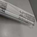 LazBlinds No Drill Vinyl Mini Blinds, 33" W x 64" H, White