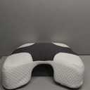 Side Sleeper Pillow with Arm Hole, Upgraded Height Arm Pillow for Larger Frames, Shoulder Relief System, Premium Memory Foam, Suitable for Side, Back and Stomach Sleepers - Grey (7.1in Height)