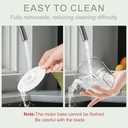 250ml Electric Garlic Chopper, Portable Garlic Press, Wireless Mini Food Processor, Rechargeable Garlic Chopper Mincer for Ginger, Chili, Onion, Minced Meat and Spices (Green)