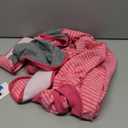 FUAMEY Recovery Suit for Dogs After Surgery,Soft Breathable Dog Bodysuit E-Collar & Cone Alternative Surgical Suit,Male Female Dog Neuter Spay Suits Anti Licking Wounds Onesie Rose Stripes XXL (XXL(Back:24.8-29.5in,WT:75+lbs))