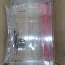 Raffle Drum, Acrylic Raffle Tickets Spinner Box with 200 Tickets, Transparent Raffle Box, Holds Approximately 2,000 Raffle Tickets, Clear Raffle Ticket Drum for Raffle, Bingo, Lottery, Balls, 10in (10x6.5x10.5 inches)