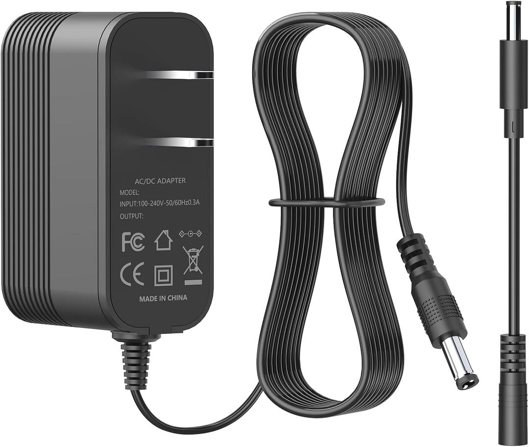 Replacement for CAS YS21 Charger, 12V AC Adapter for YS21 S-2000JR ER JR EB ED PB FJ-SW1201250E FKS308HSC-1201250E PA-120150SN Computing Scale JF024WR-1200125UH 12V DC Power Cord