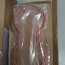 JeCar Front Cup Holder Cover Trim Interior Accessories Compatible with 2015-2020 Dodge Challenger (Pink)