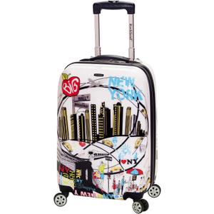 Rockland Departure Hardside Spinner Wheel Luggage, Carry-On 20", New York