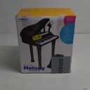 Love&Mini Piano Keyboard Toy for Kids - 31 Keys Toddlers Black Piano Toy with Microphone and Stool for Kids Age 3+ Years Old Girls Boys Birthday Gift