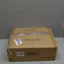 Attelite Large Clear Shoe Box Organizer,Plastic Stackable Shoe Storage Box with Magnetic Door, Large Clear Door Shoe Containers for Display Sneakers, Easy AssemblyBlack