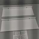 BONTEC Floating Shelves Set of 2, Wood Wall Mounted Shelves with Lip, 16 inch Bathroom Shelves for Bathroom, Bedroom, Living Room and Kitchen Wall Organizer up to 22lbs, White