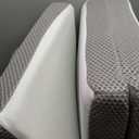 Kingfun Foldable Mattress 4 Inch Folding Mattress Tri-fold Gel Memory Foam Breathable with Storage Bag, Portable Floor Guest Bed Soft for Sleeping Camping, Gray, Single Size