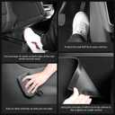 LUCKEASY 17PCS Interior Suits for Tesla Model Y Juniper 2025+ Front & Rear Door Threshold Protector | Center Console Anti-Kick Pad | Tailgate Mat & Bumper Guard | Rear Trunk Side Protective Cover