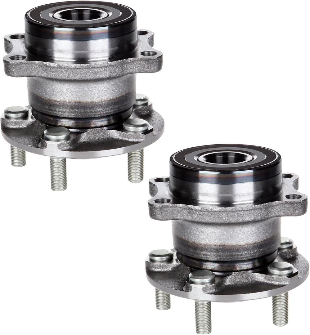ECCPP Replacement for Pair of 2 New Complete Rear Wheel Hub Bearing Assembly for Subaru Outback Impreza Forester Legacy 2008 2009 2010 2011 2012 2013 5 Lugs w/ABS 512401 x2
