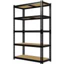 Garvee Garage Storage Shelves 5 Tiers, 2500 Lb Capacity Heavy Duty Metal Shelving Unit, 40" L x 20" W x 72"H Adjustable Storage Rack for Kitchen, Pantry, Basement, Bathroom & Laundry