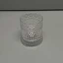 Spinning Whiskey Glassees 360 Degree Rotating Crystal Tumbler with Stable Decoupled Base Kinetic Old Fashioned Barware Unique Birthday Gift for Men Dad Stress Relief Dazzling Light and Shadow
