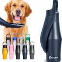 27 OZ Dog Water Bottle Portable Stainless Steel Convenient Pet Water Dispenser, Leak Proof Puppy Travel Water Bowl for Dog Outdoor Walking, Hiking, Perfect Size for All Dog Breeds, Whole Blue (1-Pack)