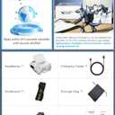 Smiling Shark LED Clip on Cap Light, Headlamp USB Rechargeable Waterproof with 2Type White and Red Light Compact&Portable With Motion Sensor for Camping Running Fishing, LED-Cap-Light-Hat-Rechargeable