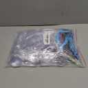 48Pcs Magnifying Glass for Kids Plastic Magnifier 5X Mini Hand Lens with 48 Lanyards for Science Class Reading Party Outdoor Observation Activity IRCHLYN