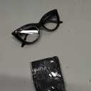 Cat Eye Reading Glasses Bling Rhinestone Magnified Blue Light Blocking Reader Glasses Black 1.75x