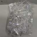 Crystal Ornaments Christmas Tree Decorations - 21pcs Christmas Tree Ornaments Sparkling Dazzling Festival Party Decoration Crystal Snowflake Design Hanging Ornament Holiday Season Home Decor (Transparent)