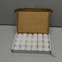 Homemory Timer Tea Lights Candles Battery Operated, 6H Timer Built-in, Auto On Daily, Flameless LED Tealight Votives for Table Centerpieces, Lantern, Holiday Decor, Cool White, No Remote, 24-Pack