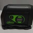Slime 40051 Tire Inflator, Portable Car Air Compressor, Inflate Right automatic shut off, with Digital 99 psi Display, Long Hose and LED Light, 12V, 6 min inflation (Compact)