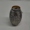 Kaixoxin Solar Lantern Lights for Hanging or Table Outdoor Solar Light for Patio Courtyard Garden (Silver-1)