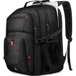 Large Travel Laptop Backpack for Men with LifetimeWarranty, Extra Large TSA Friendly Travel Backpacks for College High Airline Approved Business Work Bag Fits 17 Inch Computer, Black