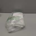 N&Y HOME Fabric Shower Curtain Liner Extra Long 72 x 84 Inches with 2 Bottom Magnets, Hotel Quality, Washable, White Spa Bathroom Curtains with Grommets, 72x84