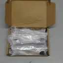 10 Pack 5 Inch Matte Black Solid Cabinet Handles Rust Resistant Kitchen Cabinet Handles, 128mm Hole Center Sturdy Durable Drawer Pulls with a Smooth Touch