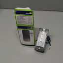 Leviton Dual Combination Humidity Sensor with Separate Light Switch, Automate Bathroom Exhaust Fan, Air Circulation, Moisture Control, Single Pole/Single Pole,  HP, DHD05-1LW, White