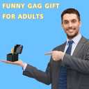 2 x 2Pcs Middle Finger in A Box Gay Gifts Funny Adult for Men Women Prank Joke Toy Gifts Hilarious White Elephant Gifts Prank Box Funny Birthday Gifts Relief Pop Up Middle Finger Box Fun Surprise Gift