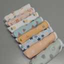 8-Pack Organic Baby Bibs for Boys, Girls - Soft Cotton Drooling and Teething Bibs for Baby Girl & Boy, Extra Absorbent, Easy to Clean & Put On for Toddler, Newborn, Infant 0-24 Months (Beach Day)