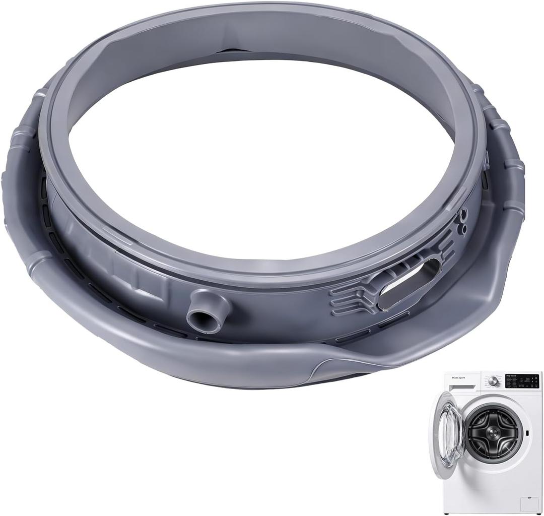 Upgraded WF45T6000AW/A5 Washer Door Seal for Samsung Front Loader Door Seal DC64-03788A X 006 AP6884238 Diaphragm WF45R6300AW WF45R6100AW WF45T6200AW WF45B6300AW WF45A6400 WF46BB670 WF50A860