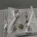 12 Pack L16 x H 10" White Heavy Duty Shelf Brackets with Screws Metal Shelf Brackets Shelf Support Angle Brackets for Shelves L Brackets Heavy Duty Floating Shelf