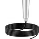 USB C Mini Karaoke Microphone for Android Phone, Laptop, Tablets Small ASMR Microphone for Voice Video Recording Singing, Vlogging, Podcasting YouTube (1 PCS Silver)