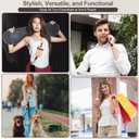 Phone Lanyard Crossbody Wrist Strap, Clip and Go Strap for Phone with Wallet Crossbody, Adjustable Phone Strap Compatible with All Phones (Peach)