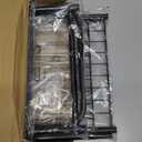 SUFAUY 2-Tier 33" Wide Shoe Rack, Closet Metal Shoe Rack Organizer Heavy Duty, Stackable, Black