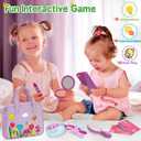 Officygnet Toddlers Toys for Girls 3+ Years Old, Toddler Purse Girl Toys with Pretend Makeup Kit, Pretend Princess Play Purse Toy for Little Girl, Christmas Birthday Gifts for Girls Age 3, Purple