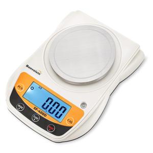Bonvoisin Digital Lab Scale 600g x 0.01g Precision Electronic Scale LCD Display Analytical Balance Jewelry Scale Scientific Scale 0.01g Accuracy (White)