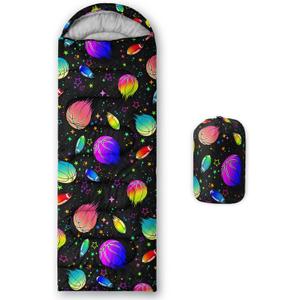 QOOMO Camping Sleeping Bags,3 Season Warm & Cool Weather, Lightweight, Waterproof Sleeping Bags for Adults & Kids, Traveling, and Outdoors, Camping Gear Equipment (Ball 5)