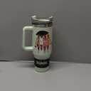 40oz Christian Tumbler for Men with Handle, Straw & Leak-Proof Lid  Insulated Stainless Steel Travel Mug with Bible Verses & Inspirational Quotes  Faith-Based Gift for Him  He Who Kneels