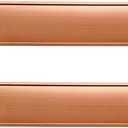 Nameplate Holder Wall or Door 2 Pack (Rose Gold, 2" x 8")