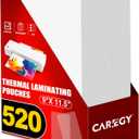 CAREGY Thermal Laminating Pouches, 520 Pack 3 Mil, 9 x 11.5 Inches Laminating Sheets Paper for Laminator, Clear, Letter Size, Office and School Supplies